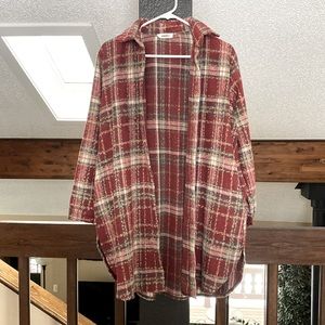 Adora flannel shacket